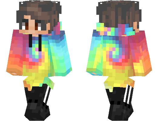 Rainbow skin minecraft