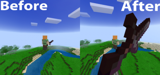 Giant Player Items Resource Pack
