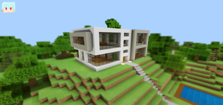 minecraft modern house