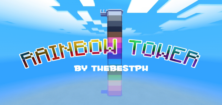 Rainbow Tower Parkour Minecraft Pe Maps - parkour roblox script 2020