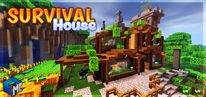 Survival House Map Building Minecraft Pe Maps