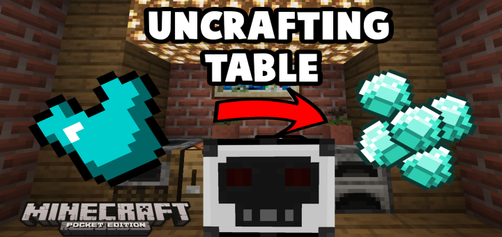 manual Forgiving random Uncrafting Table Addon | Minecraft PE Mods & Addons