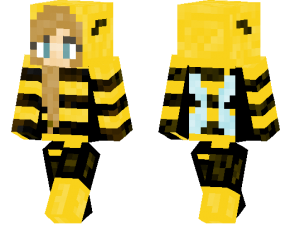 Bee Girl | Minecraft PE Skins