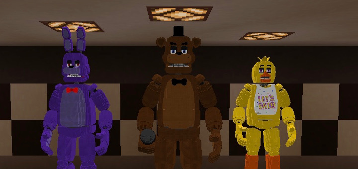 Five Nights At Freddy S Beta Map Minecraft Pe Maps - fnaf 4 map roblox script