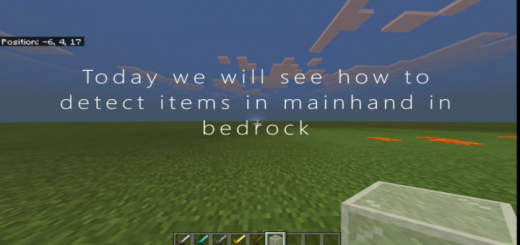Main Hand Item Detector
