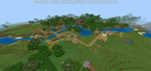 Nether Portal, Zombie Village, and Slightly Exposed Dungeon at Spawn (BETA ONLY)