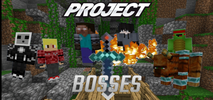 Project Bosses Minecraft Pe Mods Addons