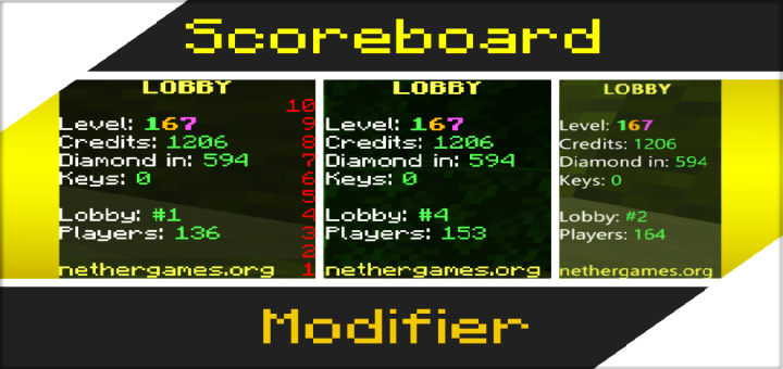 Scoreboard Modifier Minecraft Pe Texture Packs