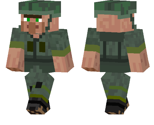 Villager Military | Minecraft PE Skins