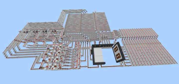 Minecraft Redstone Computer Map