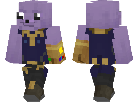 Funny Thanos | Minecraft PE Skins