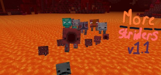 More Striders! v1.1! (1.16+)