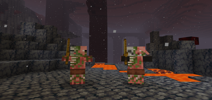 The Zombie Pigman Addon Minecraft Pe Mods Addons