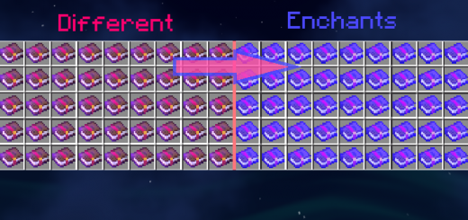 Different Coloured Enchants (Red & Blue)