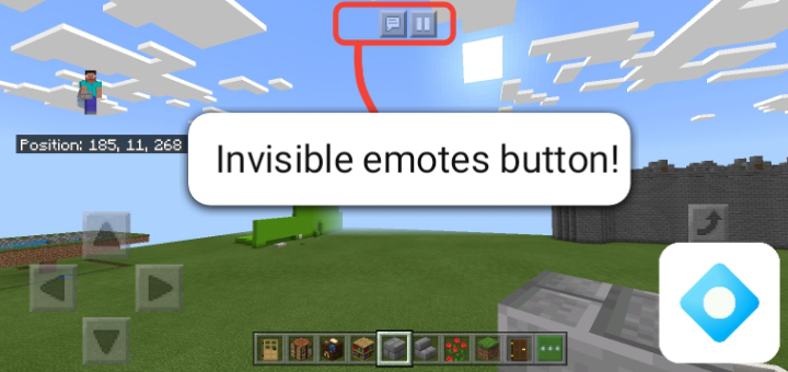 Invemotes Invisible Emotes Button Minecraft Pe Texture Packs