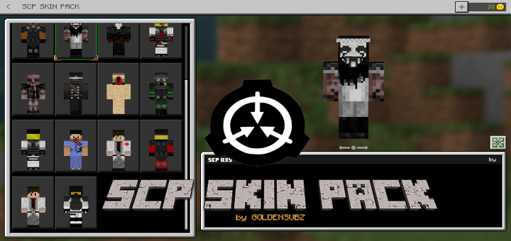SCP Skin for Minecraft PE - Izinhlelo zokusebenza ku-Google Play