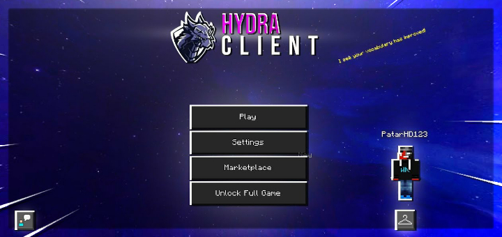 Hydra client minecraft увеличить скорость тор браузера gidra