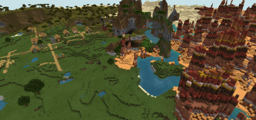 Mesa Spikes and 2 Villages (Seed)