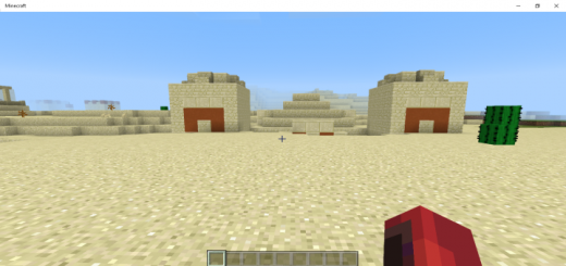 Sand Temple and Village at Spawn