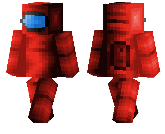 Among Us: Red (Bedrock Edition) Minecraft Skin