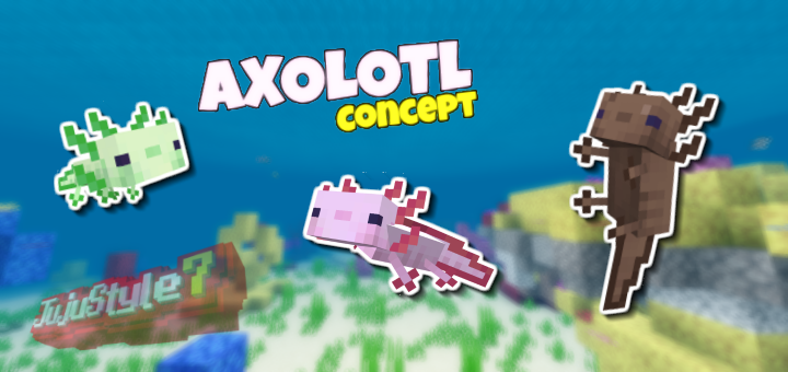 Axolotl Concept Add On Minecraft Pe Mods Addons