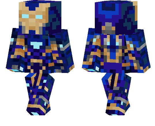 Skin) Blue Iron Man Skin - Roblox