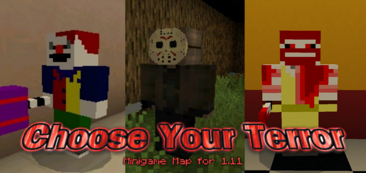 Choose Your Terror Horror Minigame Minecraft Pe Maps