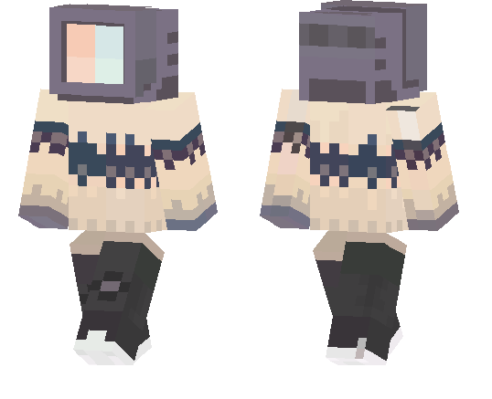 minecraft tv skins