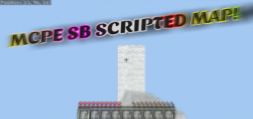 MCPE Speedbridge Scripted Map!