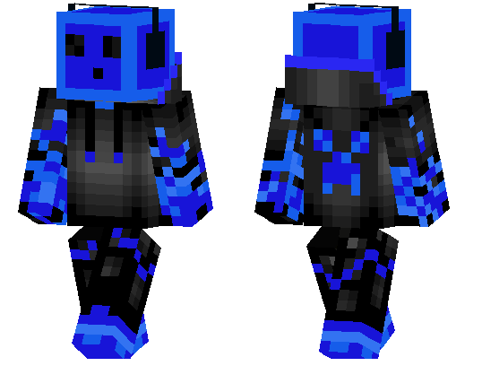The Blue Gamer Slime Minecraft Pe Skins