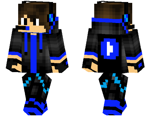 Skin minecraft blue