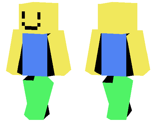 Roblox noob skin Minecraft Skin