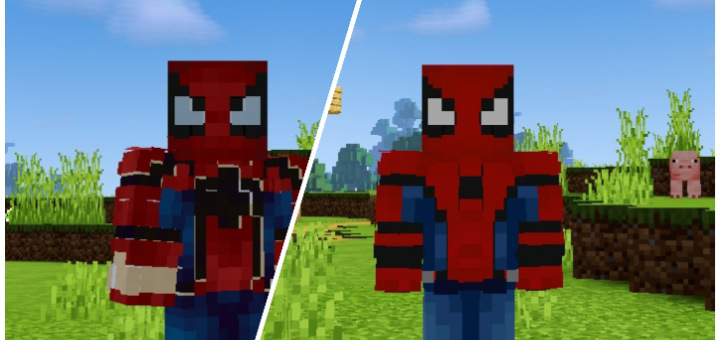 Pete's Spiderman Skin Pack | Minecraft Skin Packs