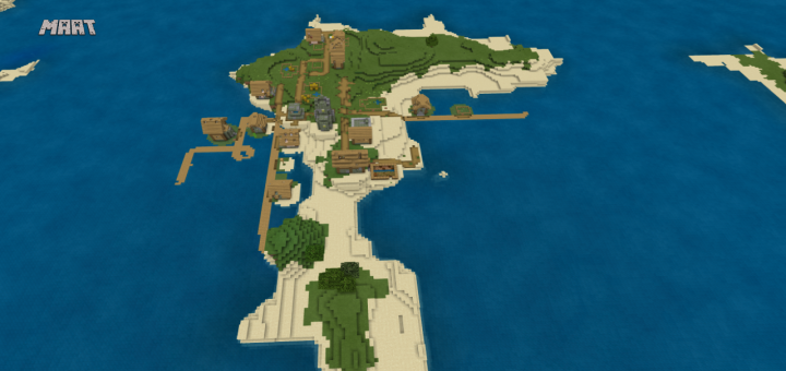 minecraft 1.16 5 island village seed