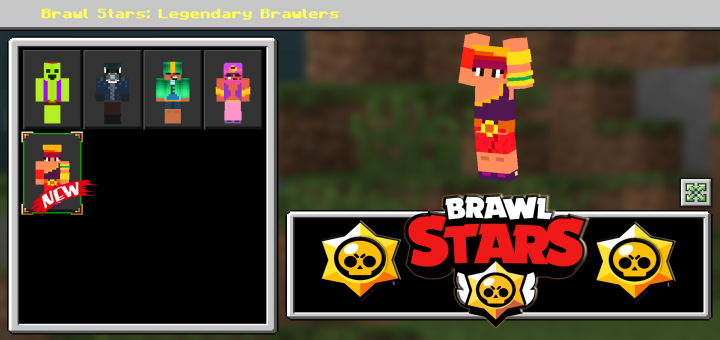 Brawl Stars Legendary Brawlers Minecraft Skin Packs - resource pack brawl stars 1.7.10 minecraft