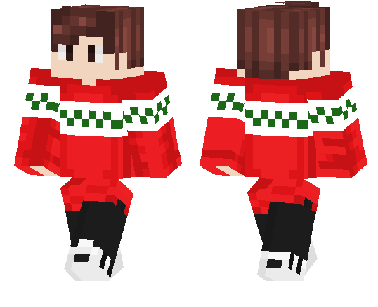 Krackers in Christmas Jumper | Minecraft PE Skins