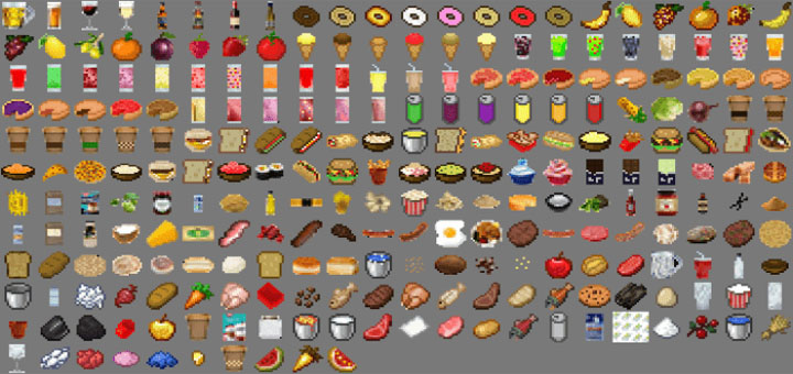 Lots More Food Bedrock Add On Minecraft Pe Mods Addons