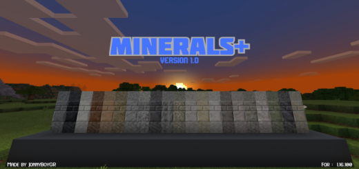 "Minerals Plus" Version 1.0