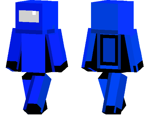 Among Us Blue Character | Minecraft PE Skins