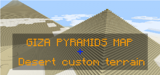 Giza Pyramids Bedrock Edition
