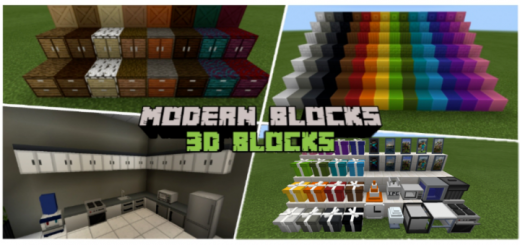 Modern Blocks Optimization Update Minecraft Pe Mods Addons