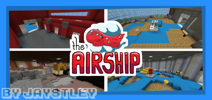 Among Us The Airship In Minecraft Bedrock Work In Progress Minecraft Pe Maps