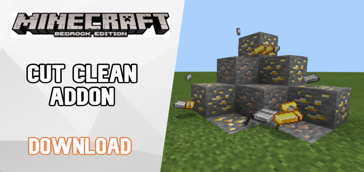 Cut Clean Addon Minecraft Pe Mods Addons