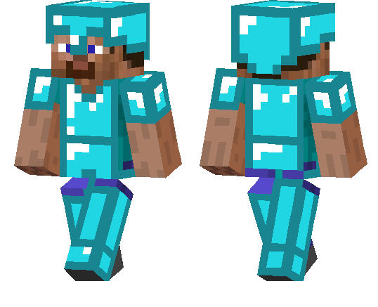 Como DESENHAR o STEVE MINECRAFT com ARMADURA de DIAMANTE 