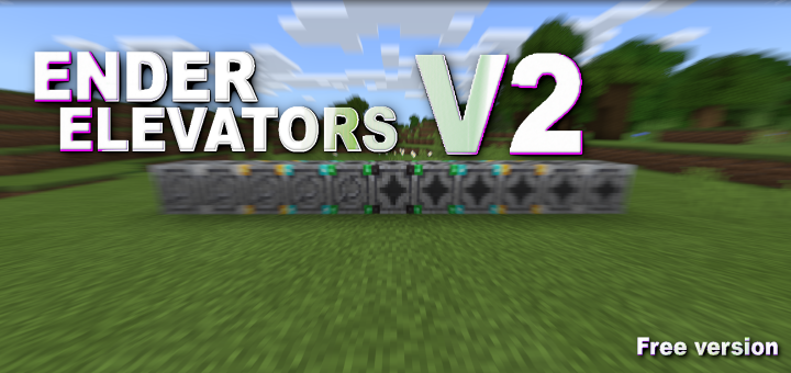 Ender Elevators V2 Bedrock 1 16 100 Addon Realms Support Minecraft Pe Mods Addons