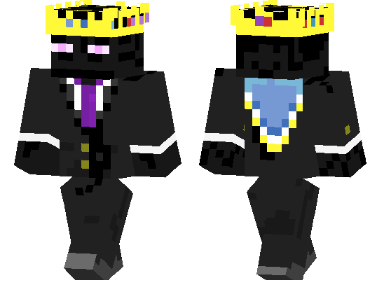 Enderman Outfit Skin Minecraft