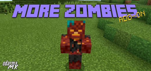 More Zombies Add-on Caves and Cliffs Update!