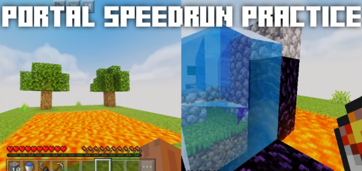 Speedrun Practice Courses (Bedrock Edition) Minecraft Map