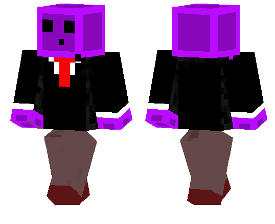 Purple Slime Suit Minecraft Pe Skins