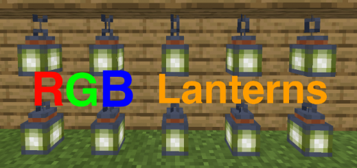RGB Lanterns Texture Pack